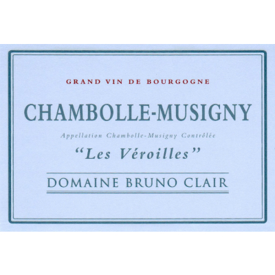 Bruno Clair Chambolle-Musigny Les Veroilles 2016 (6x75cl)