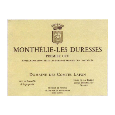 Comtes Lafon Monthelie 1er Cru Les Duresses 2018 (12x75cl)