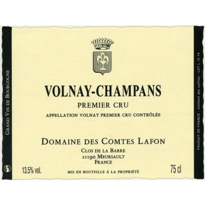 Comtes Lafon Volnay 1er Cru Champans 2021 (12x75cl)