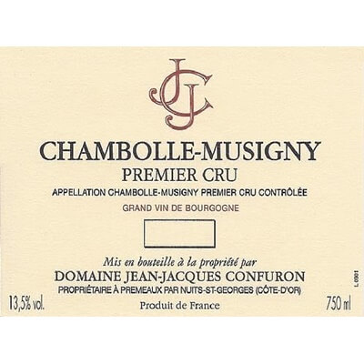 Jean-Jacques Confuron Chambolle-Musigny 1er Cru 2004 (12x75cl)