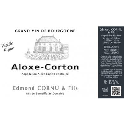 Edmond Cornu Aloxe Corton Vv 2022 (6x75cl)