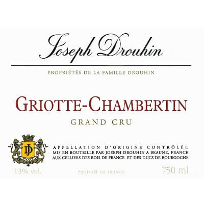 Joseph Drouhin Griotte-Chambertin Grand Cru 2021 (3x75cl)