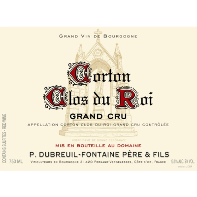 Dubreuil Fontaine Corton Grand Cru Le Clos du Roi 2019 (1x75cl)