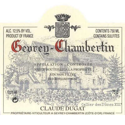 Claude Dugat Gevrey-Chambertin 1995 (12x75cl)