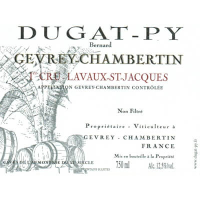Dugat-Py Gevrey-Chambertin 1er Cru Lavaux Saint-Jacques 2021 (6x75cl)