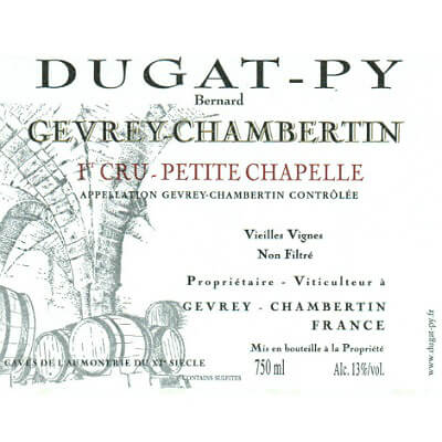 Dugat-Py Gevrey-Chambertin 1er Cru Petite Chapelle Vv 2021 (6x75cl)