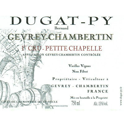 Dugat-Py Gevrey-Chambertin 1er Cru Petite Chapelle Vv 2017 (6x75cl)