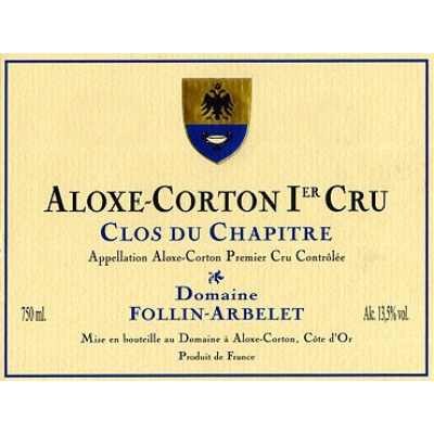 Follin-Arbelet Aloxe-Corton 1er Cru Clos du Chapitre 2022 (6x75cl)