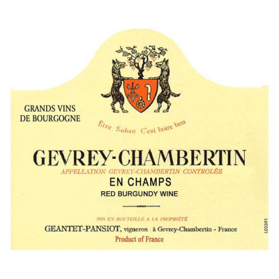 Geantet Pansiot Gevrey-Chambertin En Champs 2012 (12x75cl)