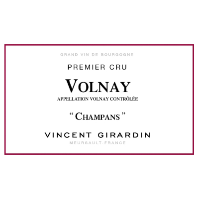 Vincent Girardin Volnay 1er Cru Champans 2022 (6x75cl)