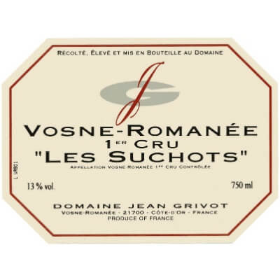 Jean Grivot Vosne-Romanee 1er Cru Les Suchots 2007 (12x75cl)