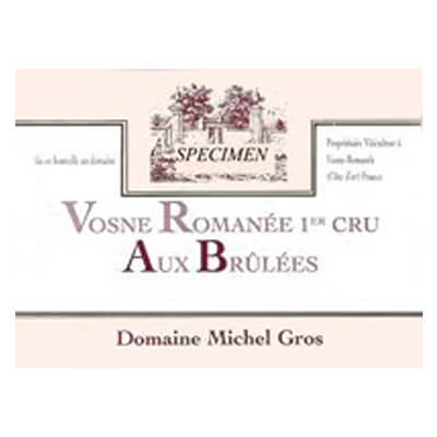 Michel Gros Vosne-Romanee 1er Cru Aux Brulees 2014 (12x75cl)