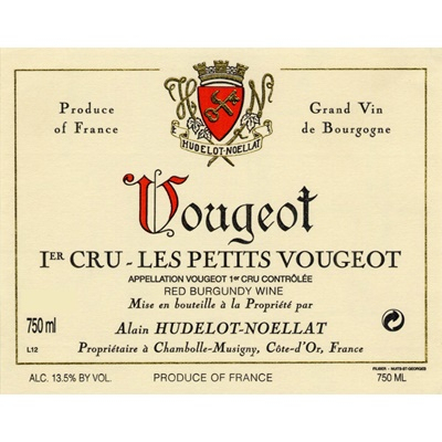 Hudelot-Noellat Vougeot 1er Cru Les Petits Vougeots 2016 (6x75cl)