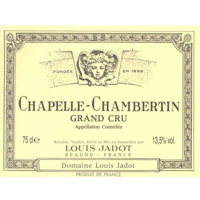 Louis Jadot Chapelle-Chambertin Grand Cru 2022 (3x75cl)