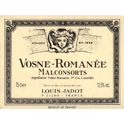 Louis Jadot Vosne-Romanee Malconsorts 1er Cru 2022 (3x75cl)