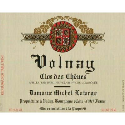 Michel Lafarge Volnay 1er Cru Clos Les Chenes 2006 (12x75cl)