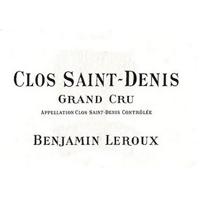 Benjamin Leroux Clos Saint Denis Grand Cru 2018 (6x75cl)
