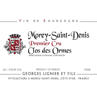 Georges Lignier Morey-Saint-Denis 2016 (6x75cl)
