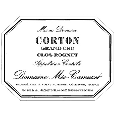 Meo-Camuzet Corton Grand Cru Clos Rognet 2018 (6x75cl)