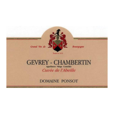 Ponsot Gevrey-Chambertin Cuvee de L'Abeille 2009 (1x75cl)