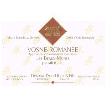 Daniel Rion Vosne Romanee 1er Cru Les Beaumonts 2005 (1x75cl)