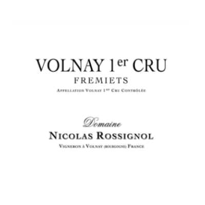 Nicolas Rossignol Volnay 1er Cru Fremiets 2018 (12x75cl)