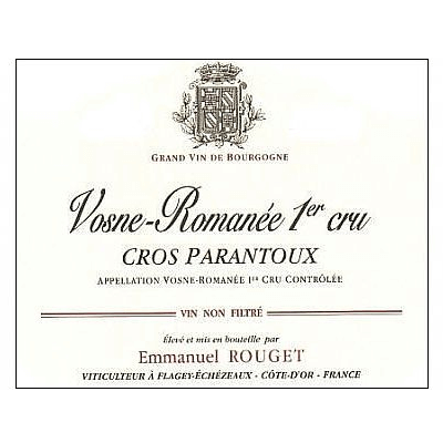Emmanuel Rouget Vosne-Romanee 1er Cru Cros Parantoux 2022 (6x75cl)