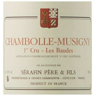 Serafin Pere & Fils Chambolle-Musigny 1er Cru Les Baudes 2021 (3x75cl)