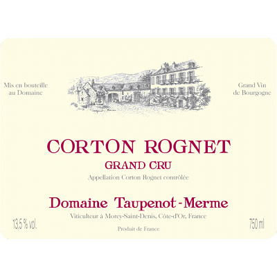 Taupenot Merme Corton-Rognet Grand Cru 2013 (6x75cl)