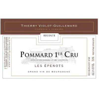 Thierry Violot-Guillemard Pommard Epenots 2017 (6x75cl)