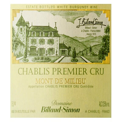 Billaud-Simon Chablis 1er Cru Mont de Milieu 2007 (1x75cl)