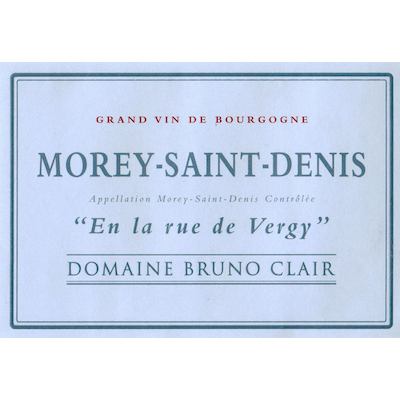 Bruno Clair Morey-Saint-Denis En la Rue de Vergy Blanc 2014 (12x75cl)