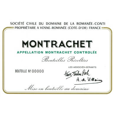 Domaine de la Romanee-Conti Montrachet Grand Cru 2015 (6x75cl)
