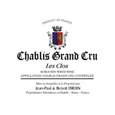 Jean-Paul Droin Chablis Grand Cru Les Clos 2019 (6x75cl)