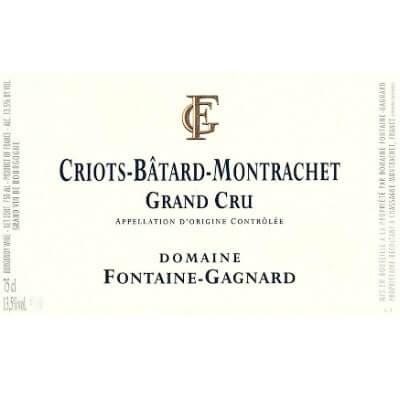 Fontaine-Gagnard Criots-Batard-Montrachet Grand Cru 2010 (1x75cl)