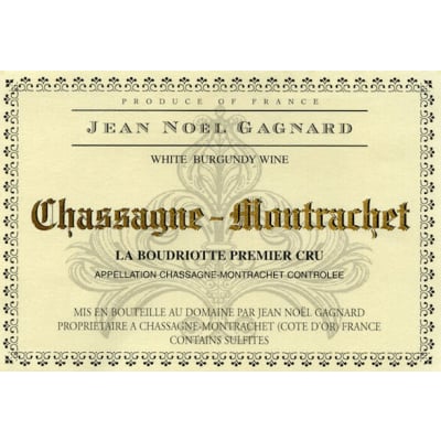 Jean Noel Gagnard Chassagne-Montrachet Blanc 1er Cru La Boudriotte  2019 (6x75cl)