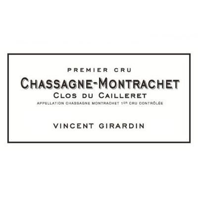 Vincent Girardin Chassagne-Montrachet 1er Cru Clos du Caillerets 2020 (6x75cl)