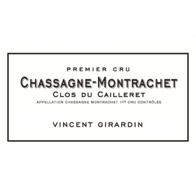 Vincent Girardin Chassagne-Montrachet 1er Cru Clos du Caillerets 2022 (6x75cl)