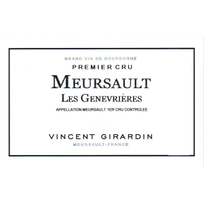 Vincent Girardin Meursault 1er Cru Les Genevrieres 2022 (12x75cl)