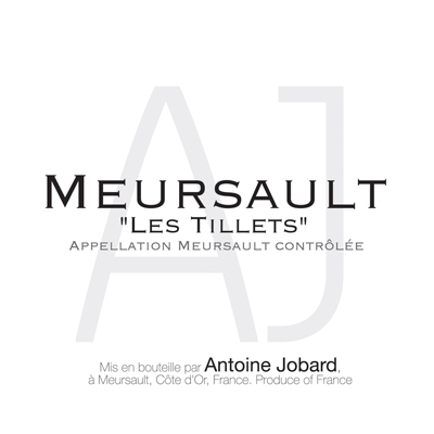 Francois et Antoine Jobard Meursault Les Tillets 2018 (6x75cl)