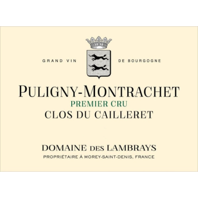 Lambrays Puligny-Montrachet 1er Cru Clos du Caillerets 2022 (3x75cl)