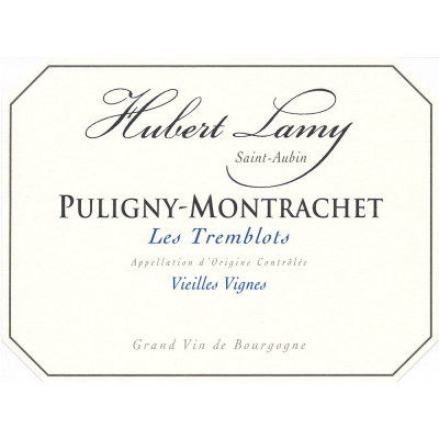 Hubert Lamy Puligny-Montrachet Les Tremblots VV 2018 (12x75cl)