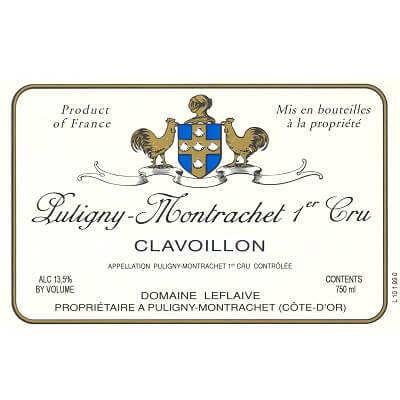 Leflaive Puligny-Montrachet 1er Cru Clavoillon 2022 (3x75cl)