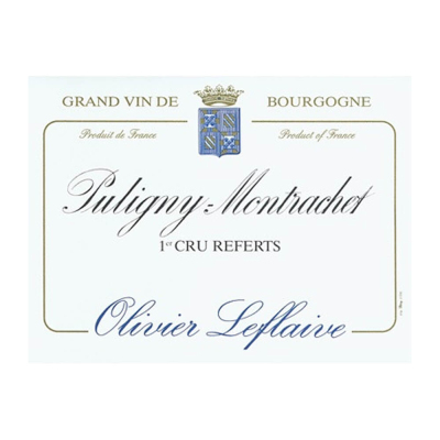 Olivier Leflaive Puligny-Montrachet 1er Cru Les Referts 2022 (6x75cl)