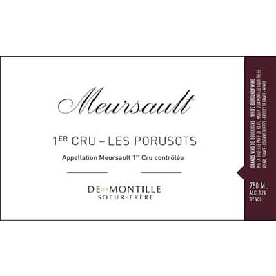 De Montille Meursault 1er Cru Les Poruzots 2022 (3x150cl)
