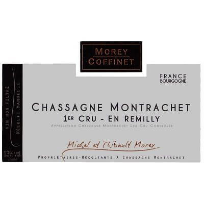Morey-Coffinet Chassagne-Montrachet 1er Cru En Remilly 2022 (6x75cl)