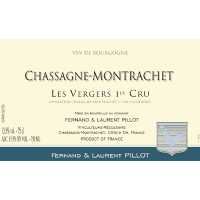 Fernand & Laurent Pillot Chassagne-Montrachet 1er Cru Vergers 2023 (6x75cl)