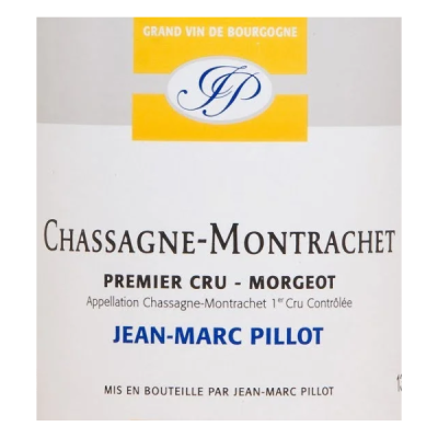 Jean-Marc Pillot Chassagne-Montrachet Morgeot Blanc 2022 (6x75cl)