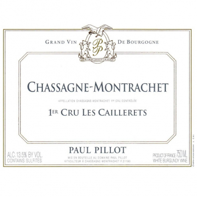 Paul Pillot Chassagne-Montrachet 1er Cru Les Caillerets 2006 (1x75cl)