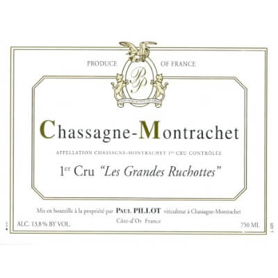 Paul Pillot Chassagne-Montrachet 1er Cru Les Grandes Ruchottes 2010 (2x75cl)